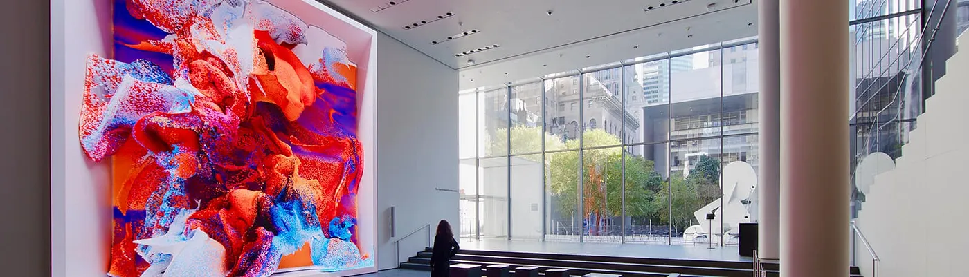 holo.mg “Refik Anadol’s “Unsupervised” Showcases AI Art at MoMA”